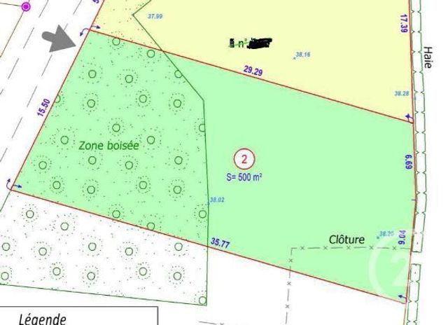 terrain à vendre - 500.0 m2 - ST GILDAS DE RHUYS - 56 - BRETAGNE - Century 21 Saint Gildas